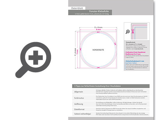 Product Bild fenster-klebefolie_unbedruckt_rund_(kreisrund_konturgeschnitten)