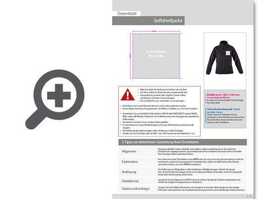 Product Bild damen_softshelljacke__mehrfarbig_bestickt_mit_ihrem_motiv__brust_links