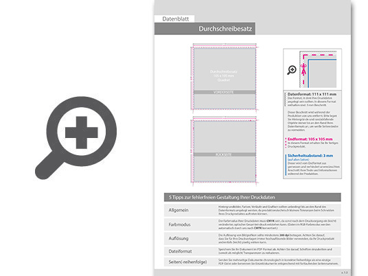 Product Bild durchschreibes__tze_quadrat_10_5_cm_x_10_5_cm__5-fach__1_1-farbig__100_s__tze_je_block